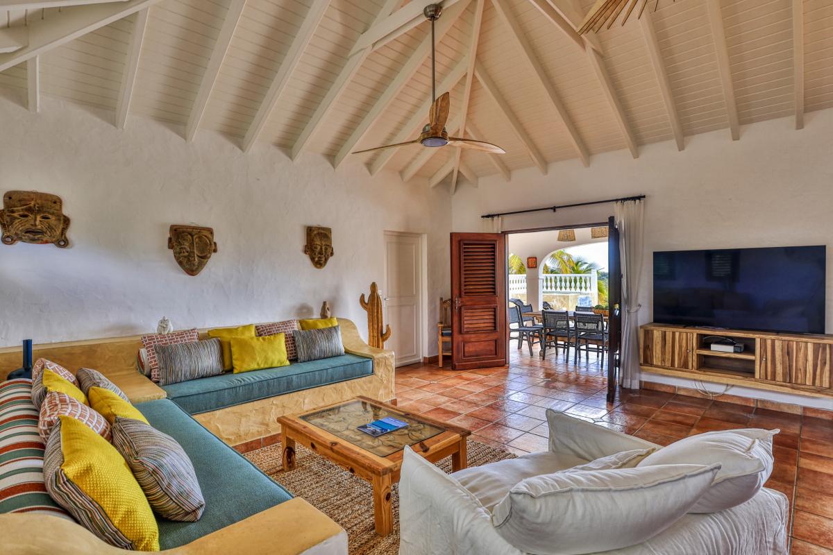 10 Location villa Terres Basses Saint Martin_salon
